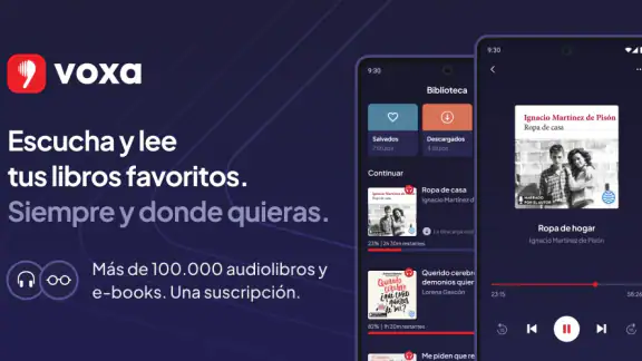 Voxa - Audiolibros y E-books screenshot