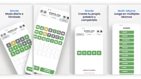 Worde - Diario e ilimitado screenshot