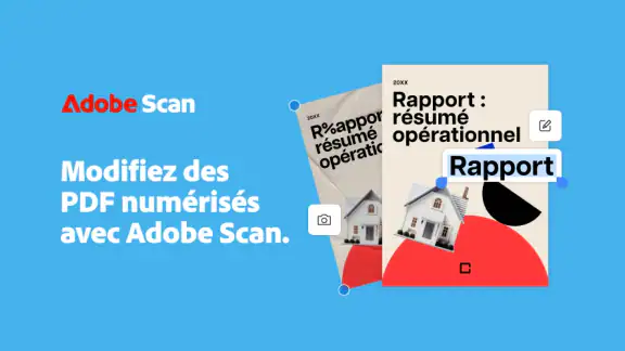 Adobe Scan : scanner PDF, OCR screenshot