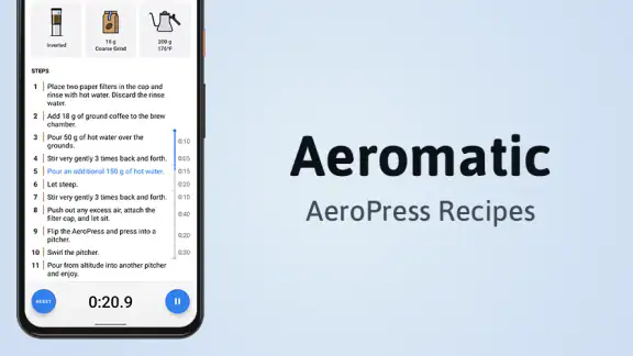Aeromatic: AeroPress Recipes screenshot