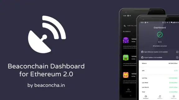 Beaconchain Dashboard screenshot