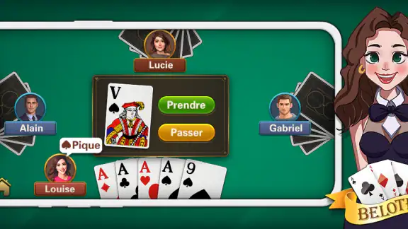 Belote et Coinche - Hors ligne screenshot