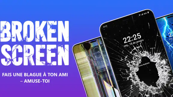 Broken Screen: Magic Wallpaper screenshot
