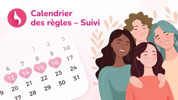 Calendrier des règles – Suivi screenshot