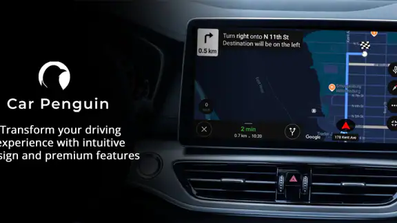 Car Penguin: Launcher & Maps screenshot