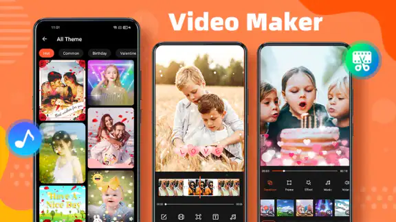 Créateur vidéo avec musique screenshot