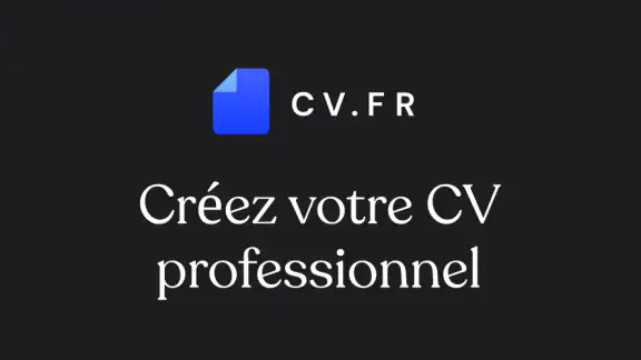 CV.fr : CV designer en ligne screenshot
