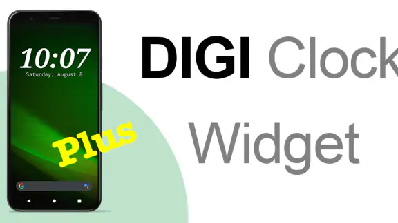 DIGI Clock Widget Plus screenshot