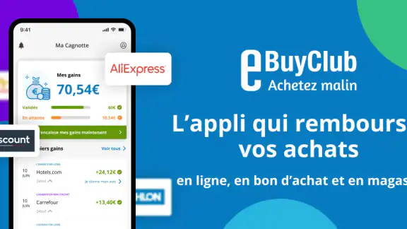eBuyClub CashBack & code promo screenshot