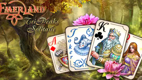 Emerland: TriPeaks Solitaire screenshot