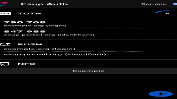 Esup Auth screenshot