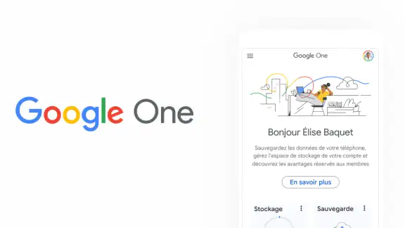 Google One screenshot
