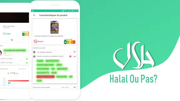 HalalOuPas? halal checker screenshot