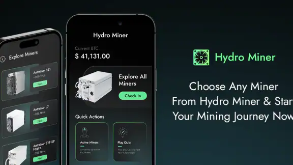 Hydro Miner- Rent Online Miner screenshot