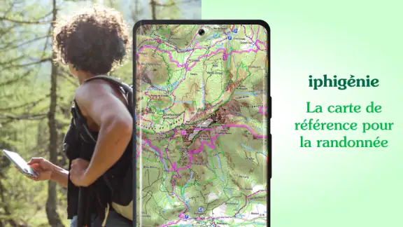 Iphigénie carte IGN hors ligne screenshot