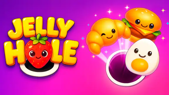 Jelly Hole : Jeu de trou noir screenshot