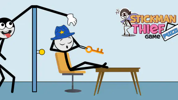 Jeu de puzzle voleur Stickman screenshot