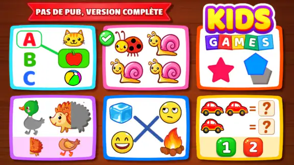 Jeux pour enfants: 3 à 7 ans screenshot