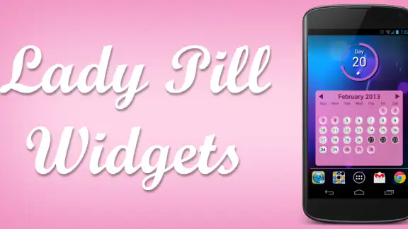 Lady Pill Widgets screenshot
