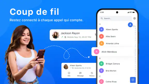 Lanceur d'appels téléphoniques screenshot