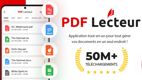 Lecteur PDF App: Convertir PDF screenshot