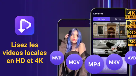 Lecteur vidéo HD screenshot