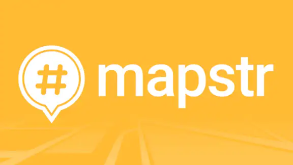 Mapstr screenshot