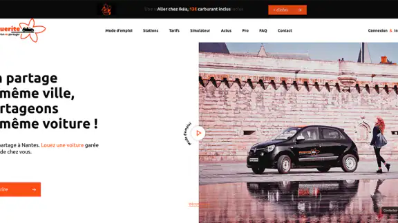 marguerite Autopartage Nantes screenshot