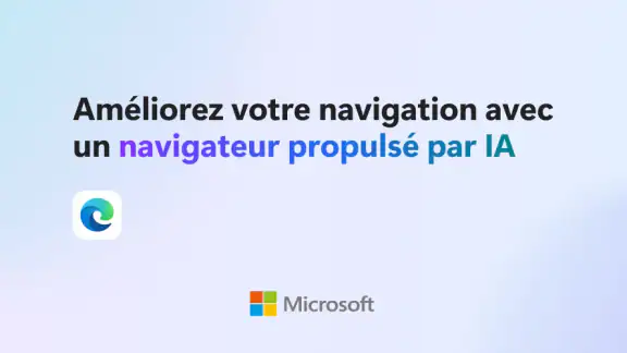 Microsoft Edge: navigateur IA screenshot
