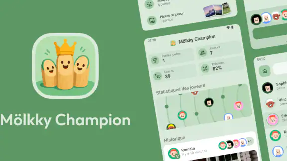 Mölkky Champion: Score & Stats screenshot
