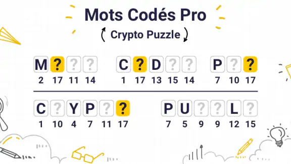 Mots Codés Pro - Crypto Puzzle screenshot