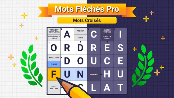 Mots Fléchés Pro: Mots Croisés screenshot