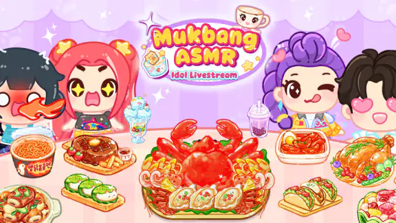 Mukbang ASMR: Idol Livestream screenshot