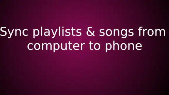 Music Sync: PC to Android screenshot
