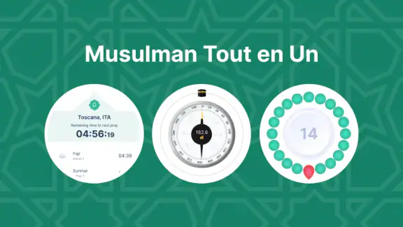 Musulman : prière, Qibla screenshot