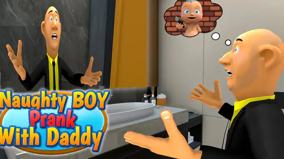 Naughty Boy: Daddy Prank Game screenshot