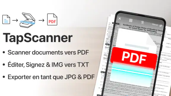 Numérisation de PDF TapScanner screenshot