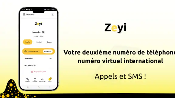 Numéros virtuels & Appels Sms screenshot