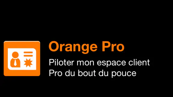 Orange Pro, espace client pro screenshot