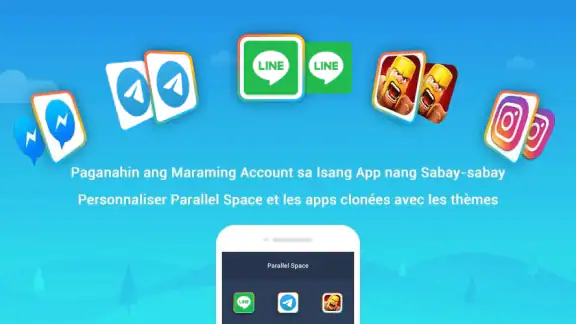 Parallel Space - comptes mult. screenshot