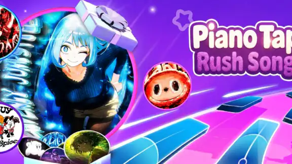 Piano Tap: Rush Song Game screenshot