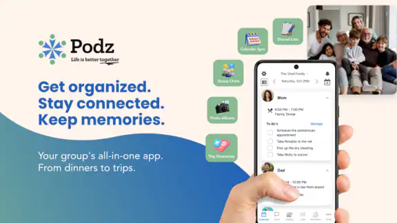 Podz: Family & Group Organizer screenshot