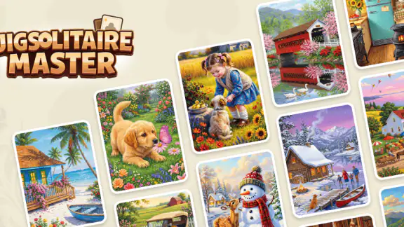Puzzle Maître Jigsolitaire screenshot