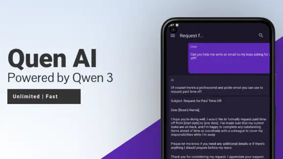 Quen AI: Chat with Qwen 3.6 screenshot