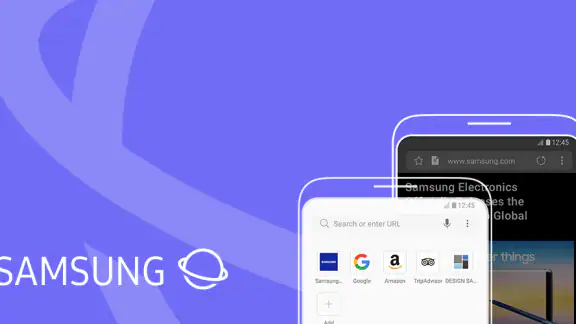 Samsung Browser screenshot