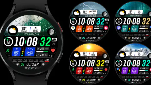 Sharper Clock - Watch Face screenshot