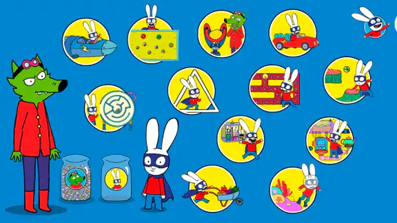 Simon Super Lapin et Pr. Wolf screenshot