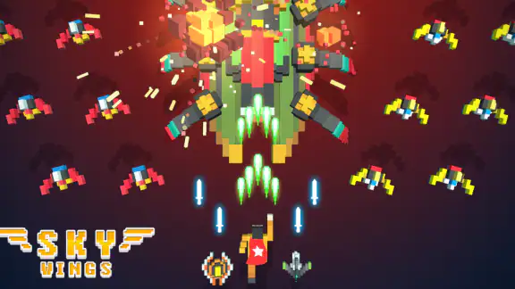 Sky Wings VIP : Pixel Fighters screenshot