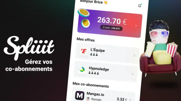 Spliiit : partage d'abonnement screenshot