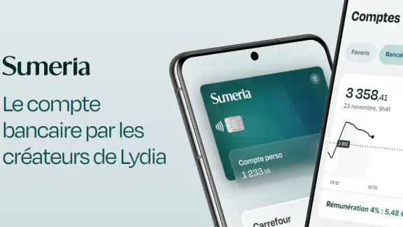 Sumeria — Compte bancaire IA screenshot